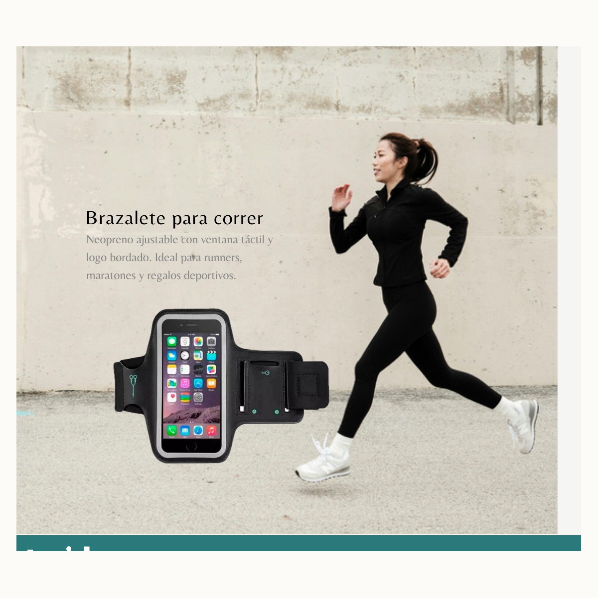 Brazalete para correr